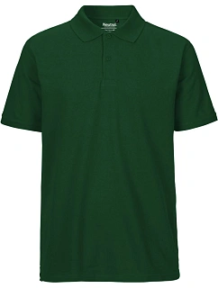 Neutral O 20080 Pánské piqué polo z bio bavlny 77.2080 bottle green