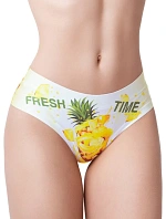 Dámské kalhotky Slinky Fresh Summer 2 Bílá se žlutou vzor - Meméme