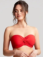 Dámský vrchní díl plavek Anya Riva Bandeau červené SW1303 - Panache