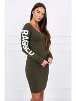 Otrhané khaki šaty Otrhané khaki šaty