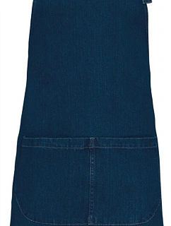 Kariban K 885 Zástěra s laclem 20.K885 denim
