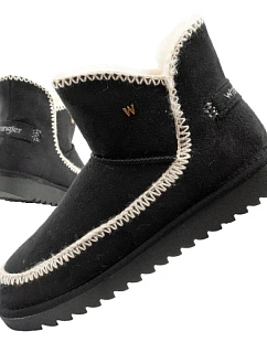 Wrangler Elsa zimní kotníkové boty zateplené pohodlné módní černé