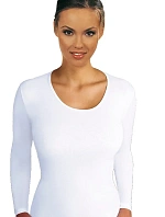 Bílá dámská košilka Emili Lena 2XL-3XL Bílá dámská košilka Emili Lena 2XL-3XL