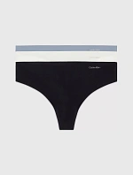 Dámská tanga 3Pack 000QD3558E NP0 vícebarevné - Calvin Klein
