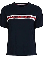 Dámské Tričko s krátkým rukávem UW0UW02551-DW5 - Tommy Hilfiger