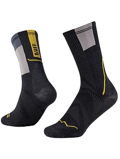 Ponožky BUFF Coolnet Crew 137789901, černé, velikost 36–38