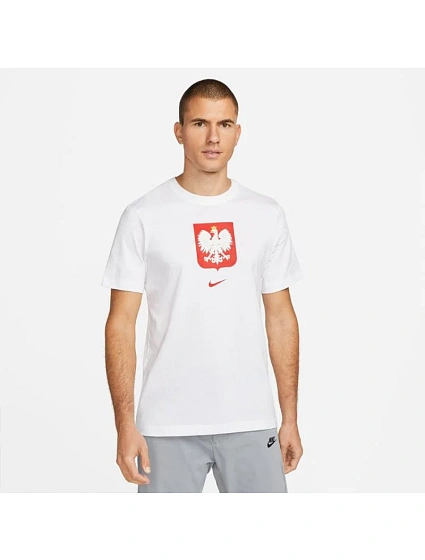 Pánské tričko Poland Crest M DH7604 100 - Nike Pánské tričko Poland Crest M DH7604 100 - Nike