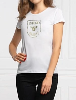 Dámské triko s krátkým rukávem - 164340 2R255 00010 - bílá - Emporio Armani