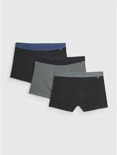 Pánské boxerky (3 balení) 4F 4FRMM00UBXSM068-90S
