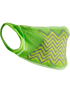 Result RV 015X Maska na obličej „Zigzag“, balení po 5 ks 30.V15X lime/grey