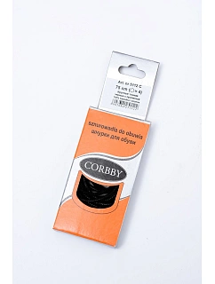 Corbby Černe voskované tenké Tkaničky