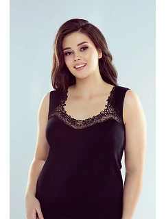 Dámská košilka Eldar Porta Plus černá 2XL-3XL