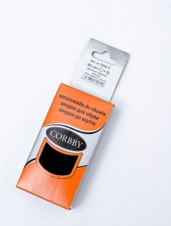 Černá kulatá tkaničky Corbby