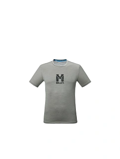 Pánské tričko MILLET Ubic Wool Ts Ss M, šedé
