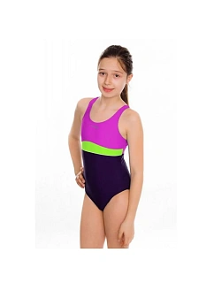 Plavky Aqua-speed Emily Junior růžovo-fialové