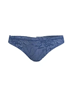 Dámská tanga 000QF6397E CKO modré - Calvin Klein