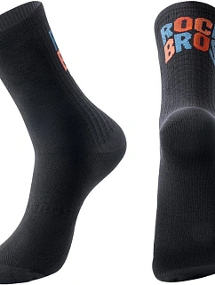 Sportovní ponožky Rockbros, černé, s nápisem M