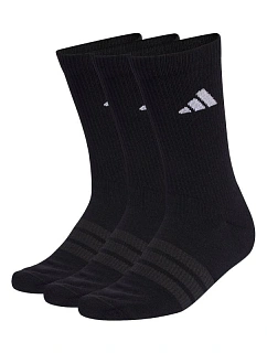 Ponožky adidas Cushioned Sportswear Crew 3P černé KC9626
