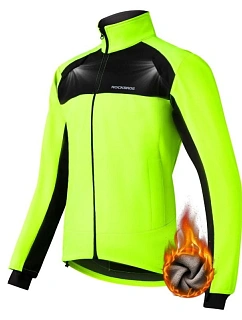 Pánská bunda Rockbros YPW055 černá-fluorescenční, velikost M