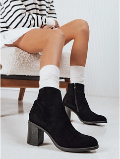 Dámské černé semišové kozačky FashionStreet ZY1247