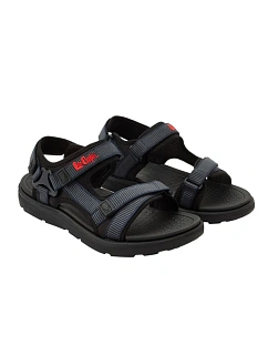 Lee Cooper pánské boty na suchý zip sandály na letní pláž světle modré černé
