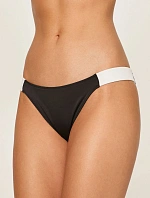 Spodní díl plavek KW0KW00840-BEH černobílá - Calvin Klein