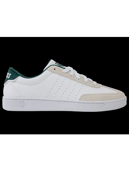 Tenisky K-swiss COURT BALBOA WHITE/CLOUD DANCER/POSY GREEN-M (04735-168-M) Tenisky K-swiss COURT BALBOA WHITE/CLOUD DANCER/POSY GREEN-M (04735-168-M)