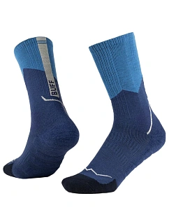 Ponožky BUFF Merino Midweight Crew 138870707 Modré 36–38