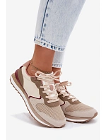 Dámské Sportovní Sneakers McArthur MA257W Béžové Dámské Sportovní Sneakers McArthur MA257W Béžové