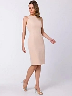 Dámské šaty S342 Béžová - Stylove