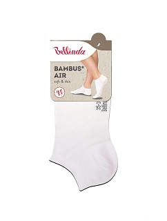 Krátké dámské bambusové ponožky BAMBUS* AIR LADIES IN-SHOE SOCKS - BELLINDA - bílá