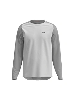 Cyklistické tričko POC M's Motion Air L/S Jersey, bílé