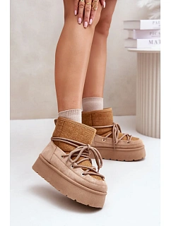 Sněhule na platformě model 202182 Step in style