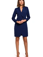 Dámské šaty S217 Tmavě modrá - Stylove