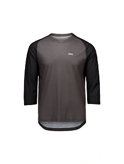 Cyklistické tričko POC M's Motion Air 3/4 Jersey, šedé