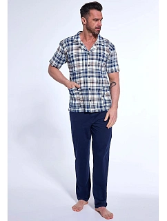 Pyžamo Cornette 318/54 cr/r 3XL-5XL pánské rozepínací