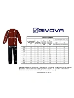 Givova Tuta Visa unisex tepláková souprava TR018 1310