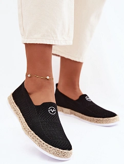 Dámské espadrilly 13659 černé - Vinceza
