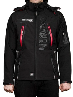 Bunda Geographical Norway Techno Softshell M WU6068-GN-BLACK