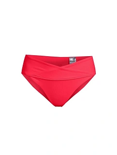 Plavkové kalhotky CASALL High Waist Wrap Bikini Brief červené