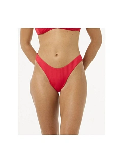 Plavky RIP CURL Premium Surf Hi Leg Skimpy červené