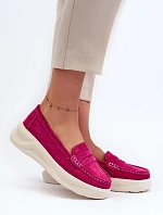Dámské mokasíny 24PB18-6889 fuchsia - Step in style