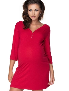 Těhotenská noční košile s dlouhým rukávem model 138231 PeeKaBoo