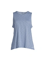 CASALL Tričko bez rukávů Soft Texture, modré CASALL Tričko bez rukávů Soft Texture, modré