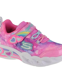 Skechers Sweetheart Lights – Lovely Dreams 302663N-PKLV Růžové 21