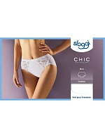 Dámské kalhotky Chic Midi - WHITE - bílé 0003 - SLOGGI Dámské kalhotky Chic Midi - WHITE - bílé 0003 - SLOGGI