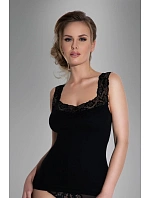 Černá dámská košilka Eldar Arietta XXL-XXXL Černá dámská košilka Eldar Arietta XXL-XXXL