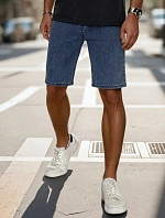 Pánské modré džínové šortky FashionStreet SX2492