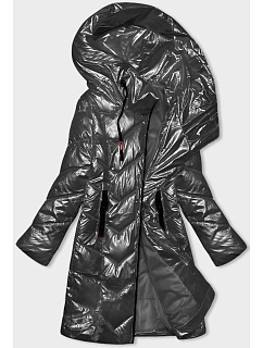 Dámská metalická zimní bunda Rosse Line graphite (7227)