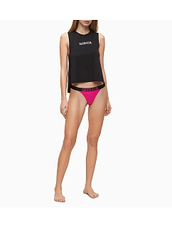 Plážový top KW0KW01009-BEH černá - Calvin Klein